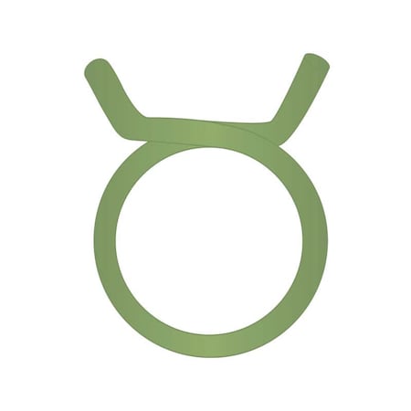 Rotor Clip Hose Clamp 1/4 Sng Wire ZG HCR1-004